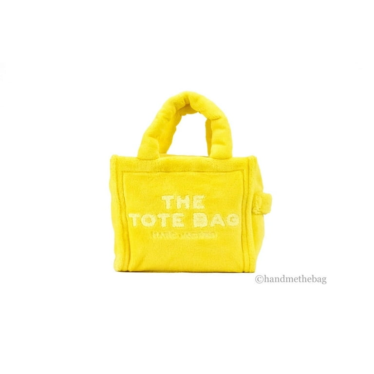 Marc by Marc Jacobs イエローエコバッグ Marc Jacobs The Terry Tote Yellow Mini Soft Terry Fabric