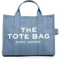 thumbnail image 1 of Marc Jacobs Women's Canvas Solid Print Tote Handbag, Blue Shadow, 1 of 7