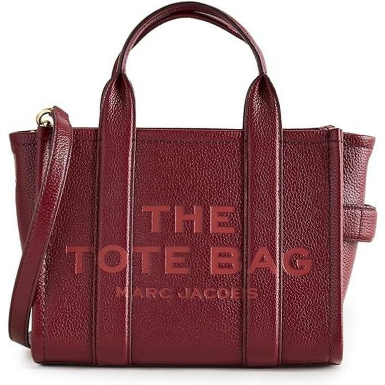 Marc Jacobs Women's Leather Zipper Tote Bag, Cherry - Walmart.com