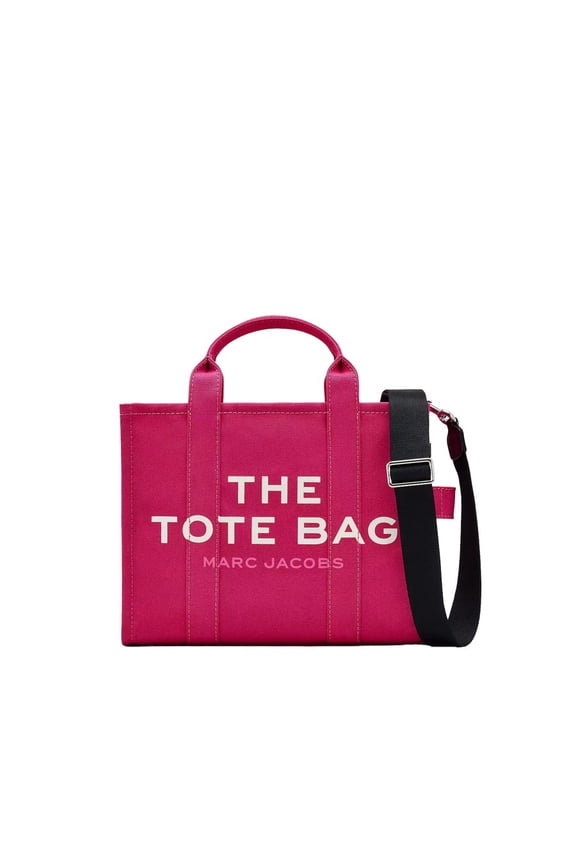 Women's Medium Tote Bag In Raspberry Pink Canvas Pink