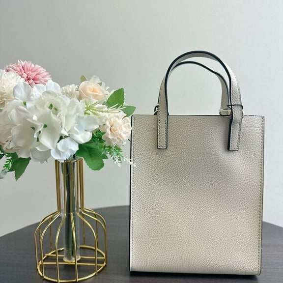 Marc Jacobs Women's Natural Micro N/S Leather Tote Marshmallow