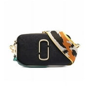 Marc Jacobs Womens Snapshot Camera Bag, Black/Honey Ginger Multi, M0012007-012 One Size