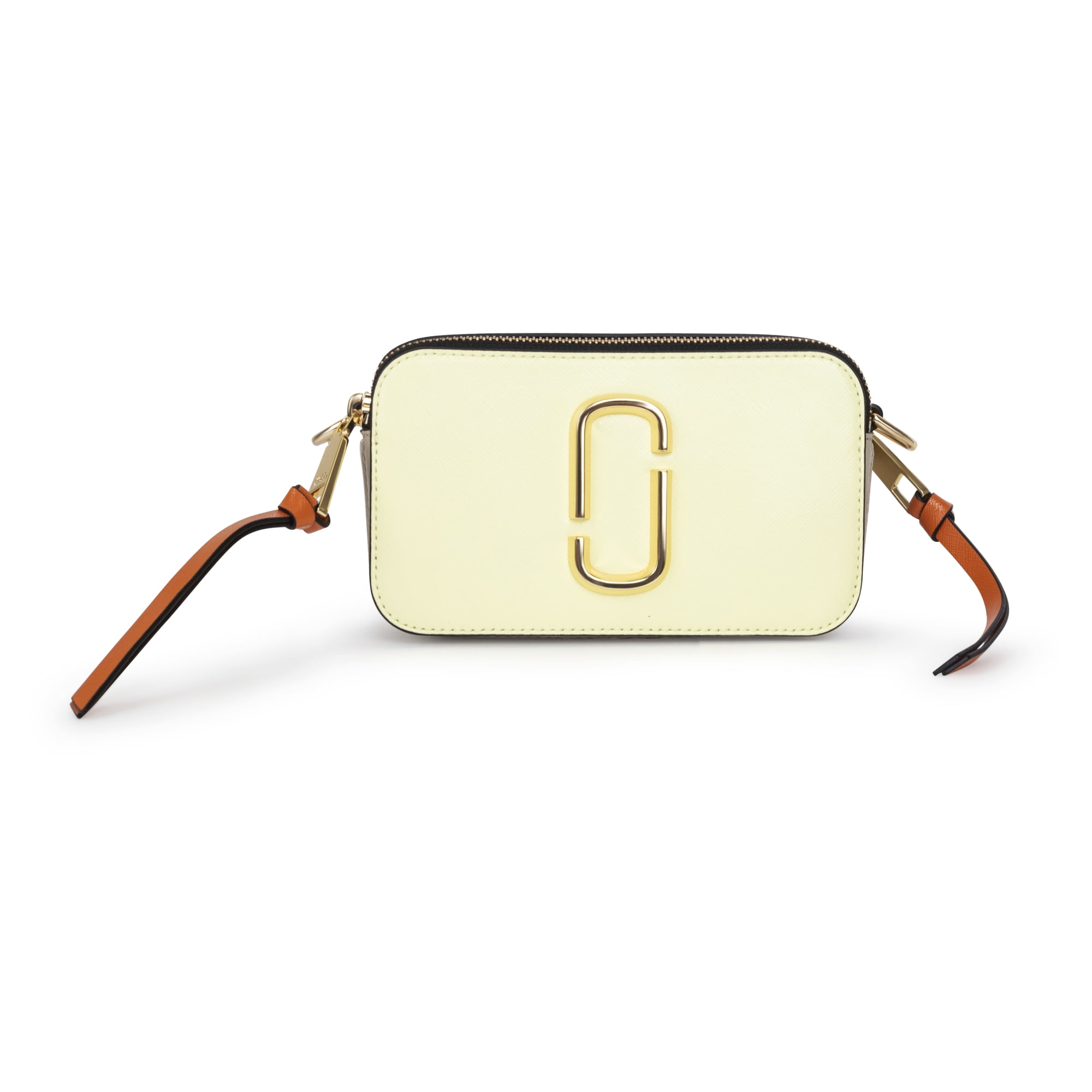 Marc Jacobs Snapshot Leather Shoulder Bag - Magenta Multi
