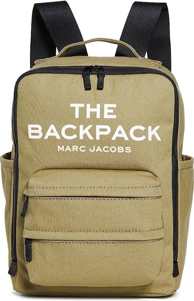 完売品★MARC JACOBS H301M06SP21 Backpack 男女兼用 Marc Jacobs Canvas Backpack, Slate Green, Adjustable, Double