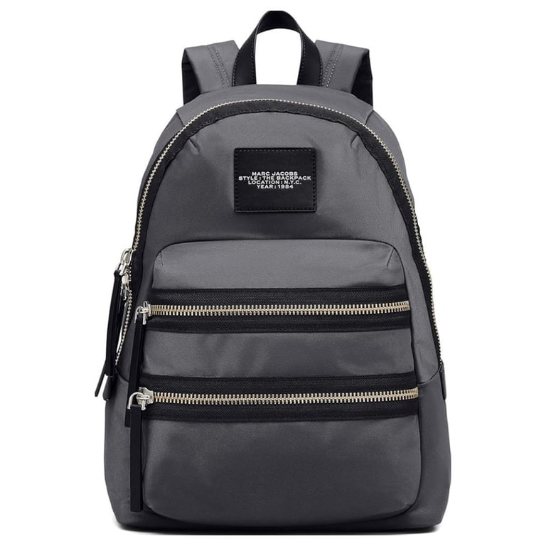 Marc Jacobs Women's The Biker Nylon Large Backpack (Dark Shadow