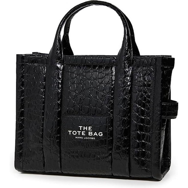 Marc Jacobs Women's The Croc-Embossed Medium Tote Bag, Black Marc Jacobs Women's The Croc-Embossed Medium Tote Bag, Black