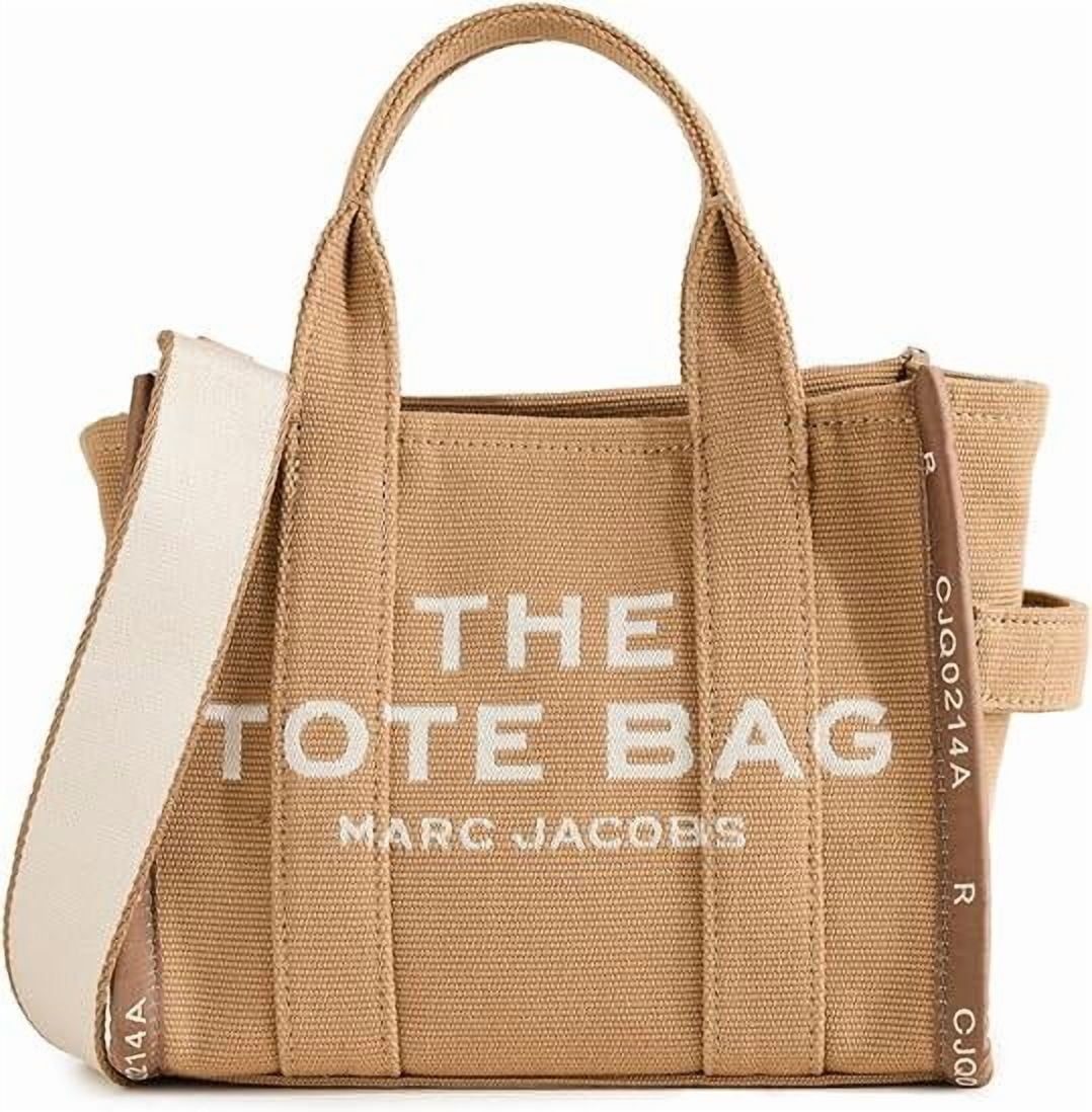 Marc Jacobs The Jacquard Small Tote Bag - Camel/Tan - Walmart.com