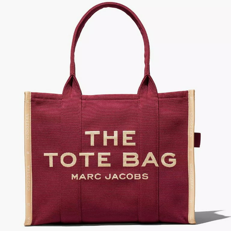 Marc Jacobs Burgundy The Jacquard Large Tote Bag