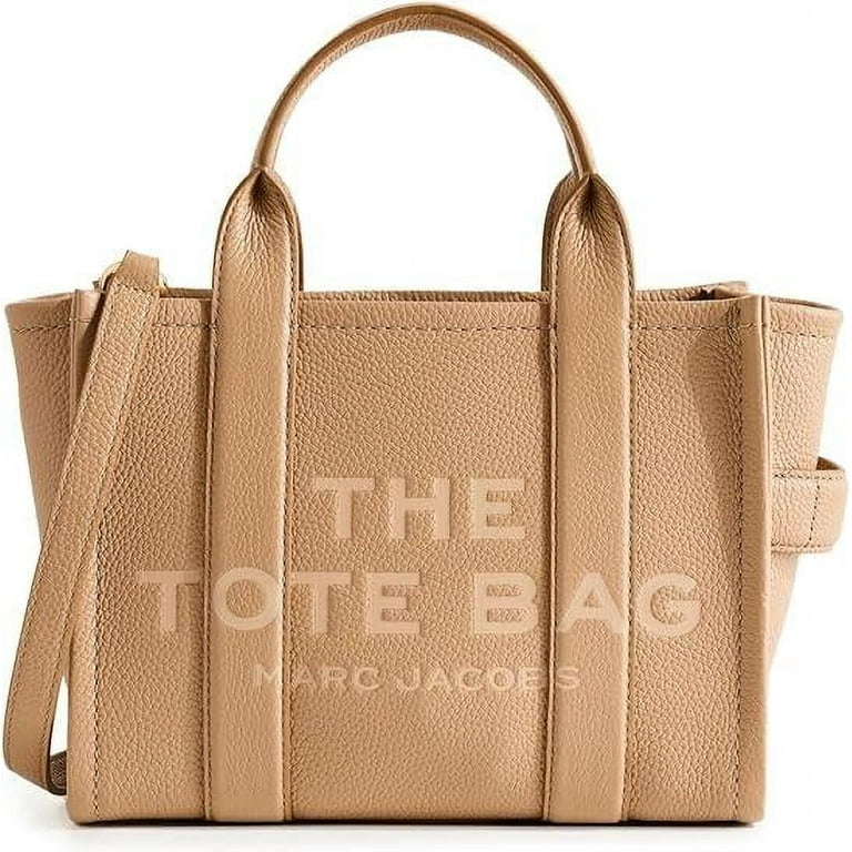 Marc Jacobs The Leather Small Tote Bag - Camel/Tan - Walmart.com