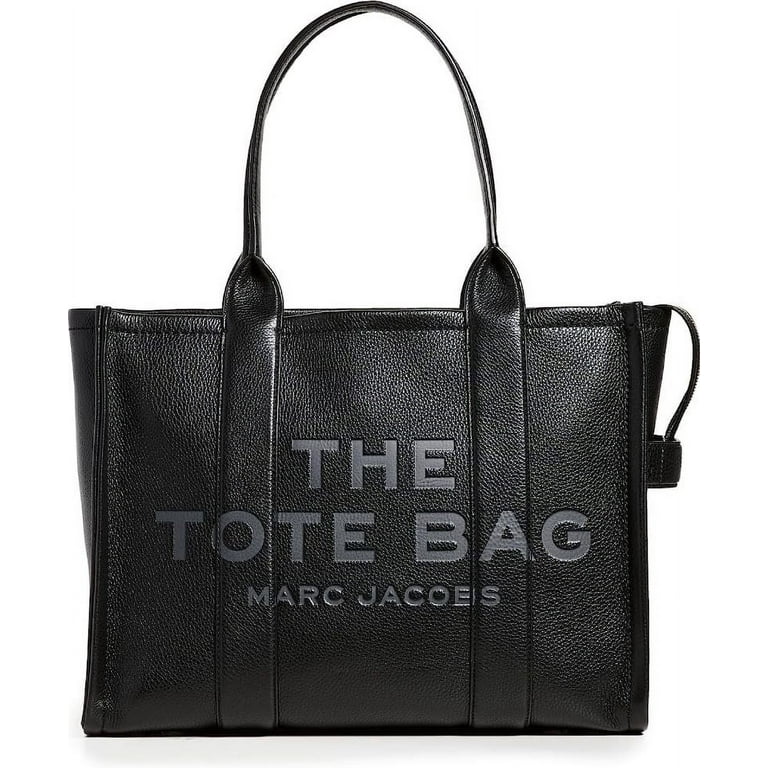 Marc Jacobs Women's The Leather Tote Bag, Black, H020L01FA21-001