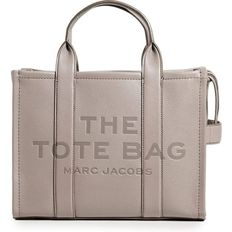 バッグ MARC JACOBS THE TOTE BAG Marc Jacobs Women's The Medium Leather Tote, Cement, Grey