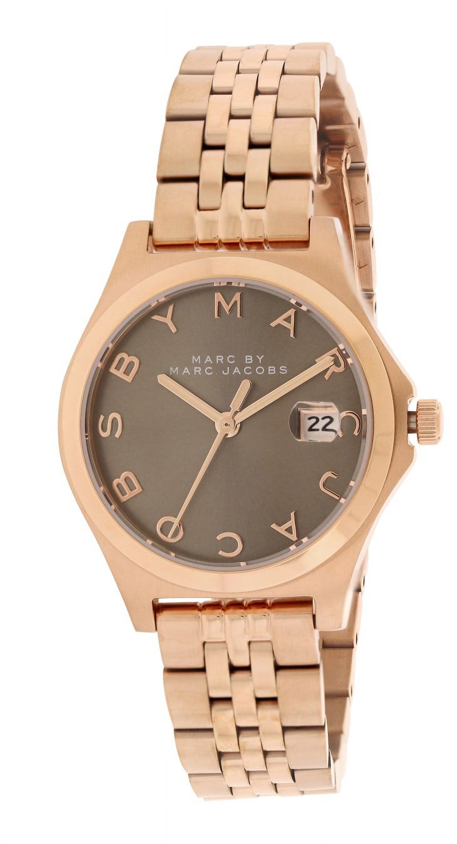 Marc By Marc Jacobs Gold and Brown Watch MARC by MARC JACOBS Large Oversize Ladies Watch Beautiful  main image 4