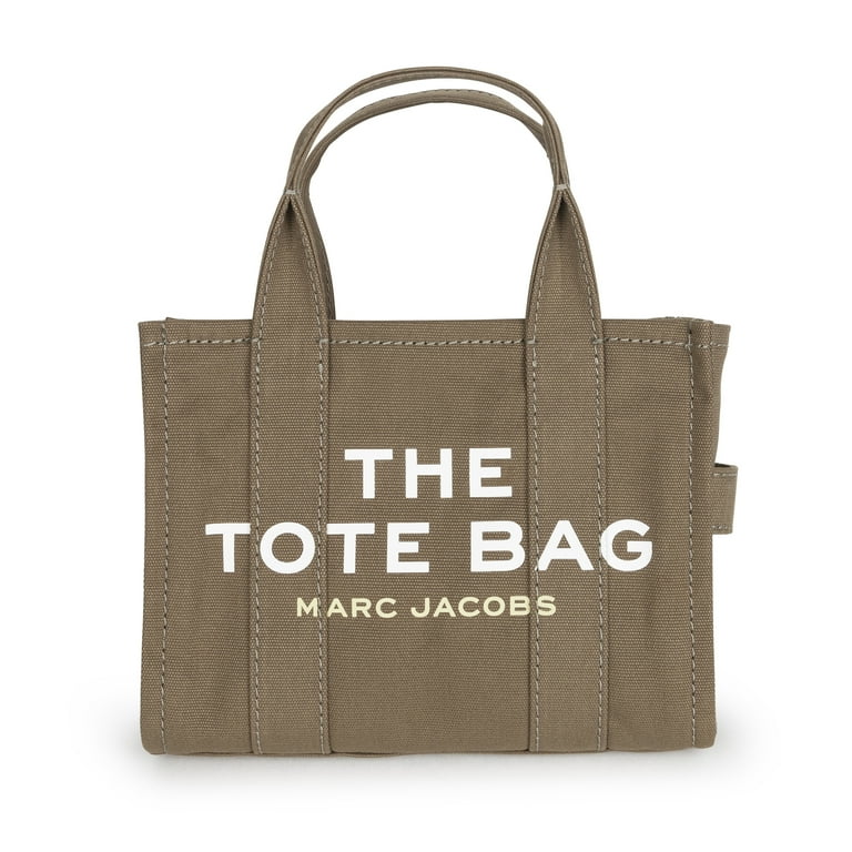 Marc Jacobs Women's Small Tote Bag, Slate Green, Canvas, Logo