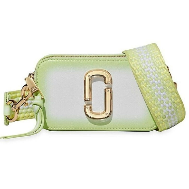 Marc Jacobs Women s The Snapshot Leather Crossbody Bag Green Size Regular