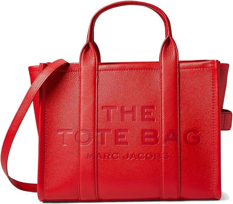 MARC BY MARC JACOBS トートバッグ 0221.60 レッド Marc Jacobs The Leather Medium Tote Bag - True Red - Walmart.com