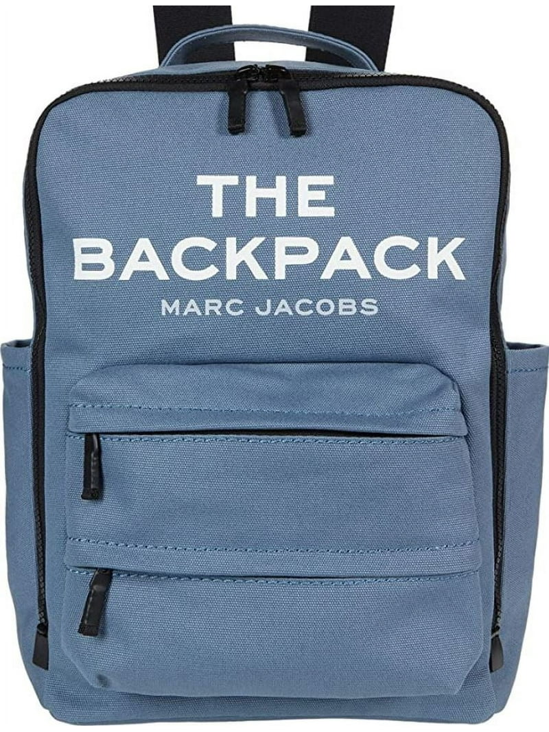 MARC JACOBS THE BACKPACK ネイビー　リュック Marc Jacobs Women's Canvas Backpack, Blue Shadow, Adjustable