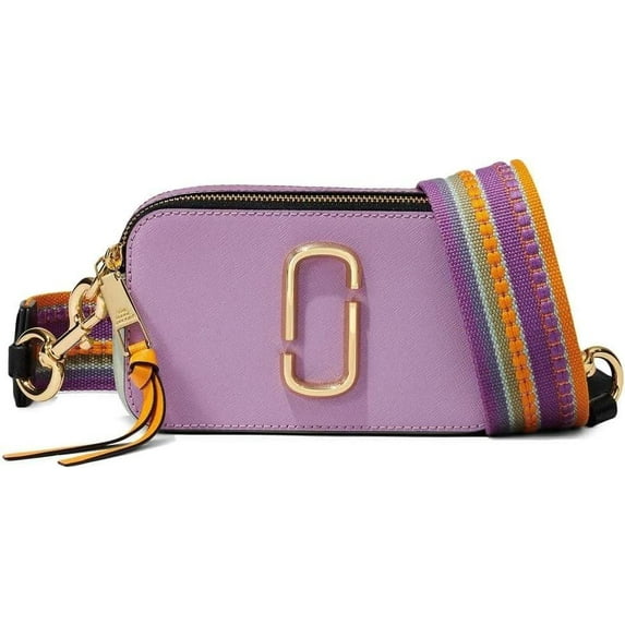 Marc Jacobs Womens Snapshot Color-Blocked Crossbody Regal Orchid Multi H172L01SP22-518 One Size