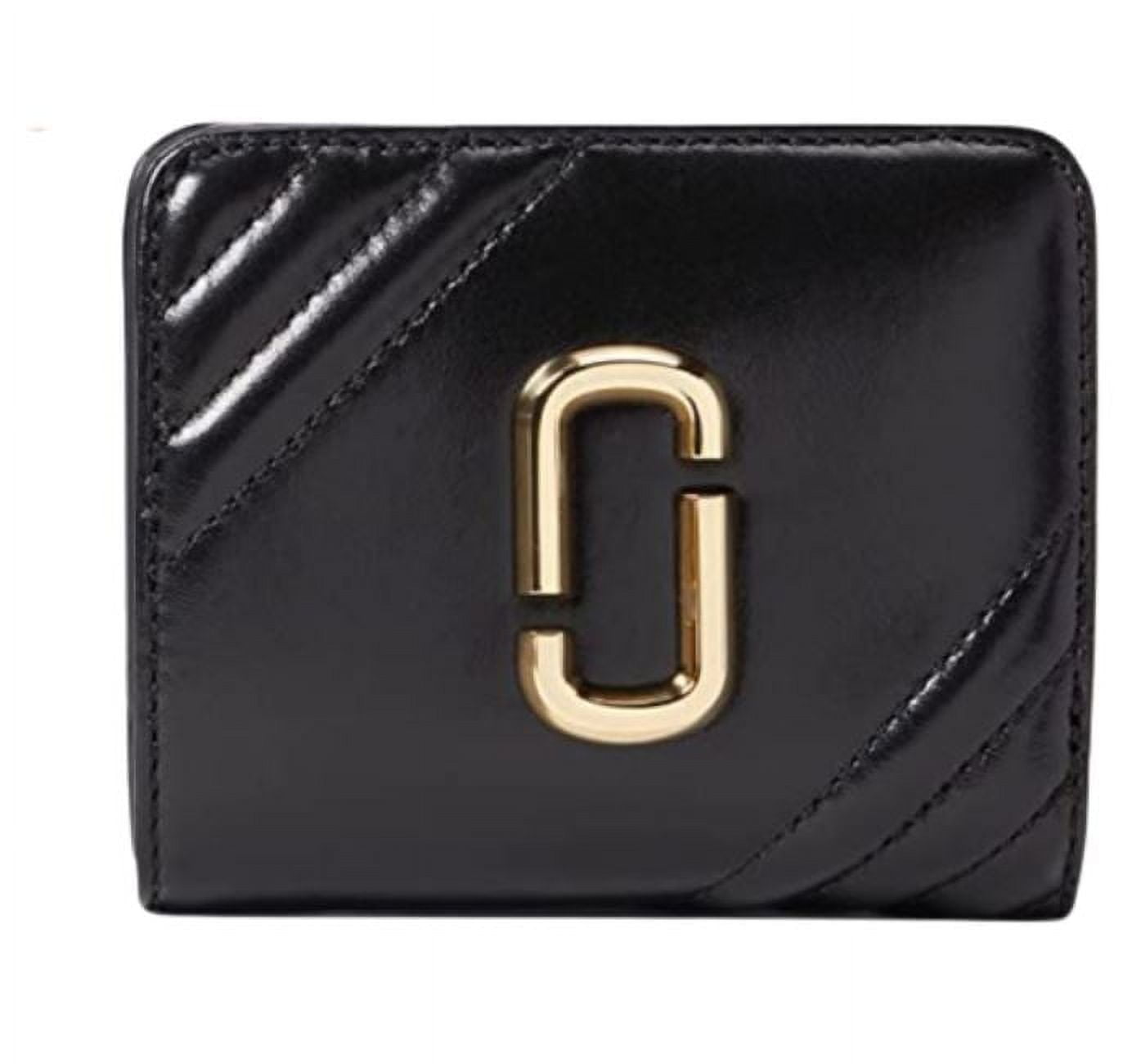 MARC JACOBS THE WALLET ブラック New Authentic Marc Jacobs Black Slim Leather Card Case