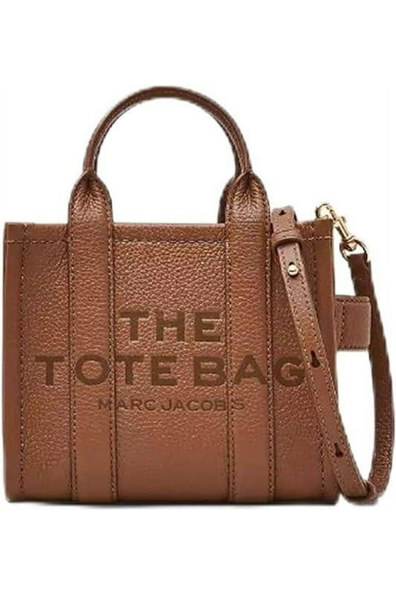 The Leather Crossbody Tote Bag - Argan Oil
