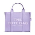 thumbnail image 1 of Marc Jacobs Womens The Leather Medium Tote Bag Lavender H004L01PF21-530, 1 of 10