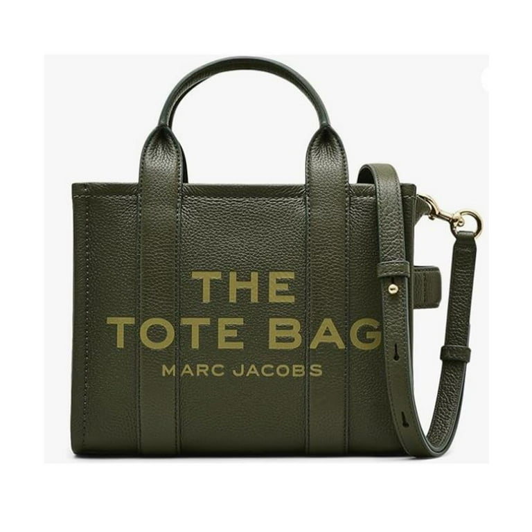 Marc Jacobs Womens The Leather Small Tote Bag, Forest H009L01SP21
