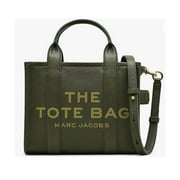 Marc Jacobs Womens The Leather Small Tote Bag, Forest H009L01SP21-305