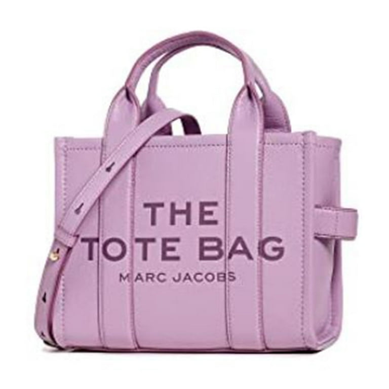 Marc Jacobs Womens The Leather Small Tote Bag Regal Orchid