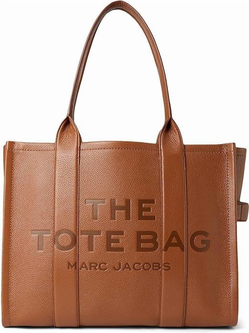 Marc Jacobs The Leather Large Tote Bag - Argan Oil - Walmart.com