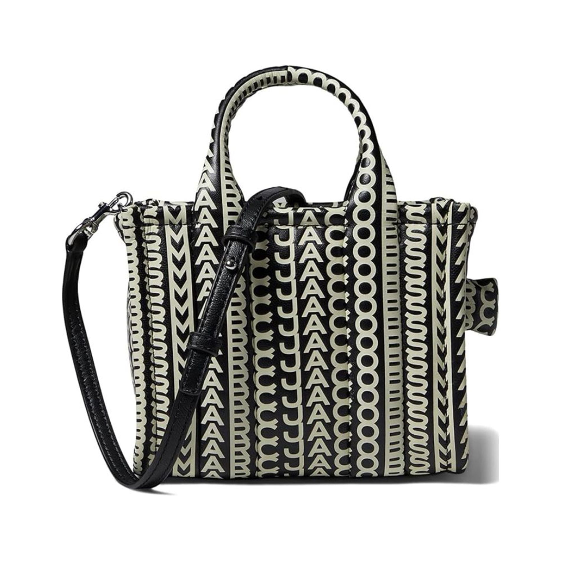 Marc Jacobs Womens The Mini Tote Black/White One Size