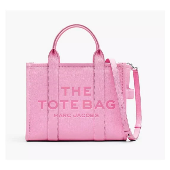 Marc Jacobs Womwns The Leather Medium Tote Bag Fluro Candy Pink One Size H004L01PF21-69