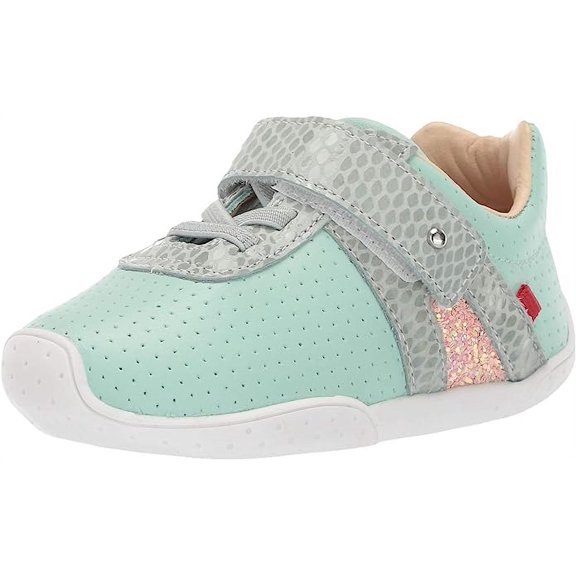 Marc Joseph New York Kid's Baby Toddler Genuine Leather Velcro Strap Shoe, 6