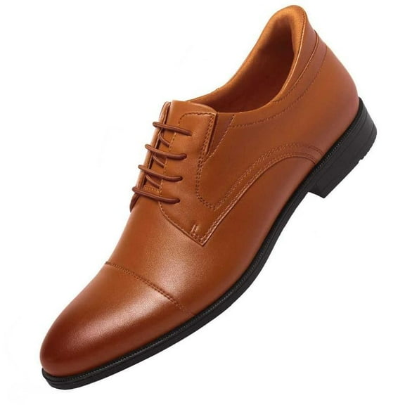 Marc Joseph New York Men's Baker Street Hands Free Technology Oxford, Cognac, 9.5