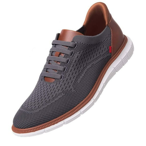 Marc Joseph New York Men's Edison Street Hands Free Technology Oxford, Grey, 8