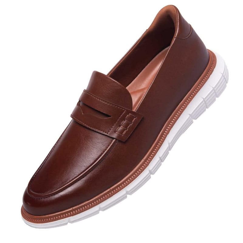 〽️Men\'s Cognac Marc Joseph New York Mens Empire Street Hands Free Shoes Men main image 3