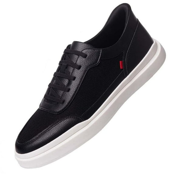 Marc Joseph New York Men's Hudson Street Hands Free Technology Sneaker, Black, 12