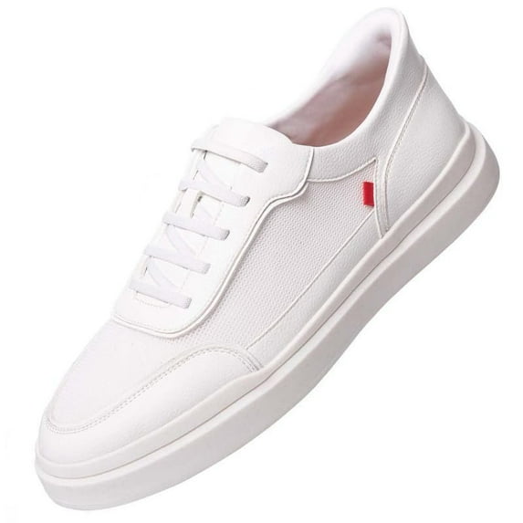 Marc Joseph New York Men's Hudson Street Hands Free Technology Sneaker, White, 9