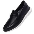 thumbnail image 1 of Marc Joseph New York Mens Hands Free Slip On Casual Loafers Shoes Lightweight Comfortable Penny Loafers for Men Black 11.5, 1 of 6