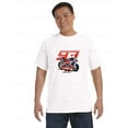 thumbnail image 1 of Marc Marquez 2024 Ready For Action Grand Prix Road Racing Fan Comfort Color T-Shirt, Unisex, up to size 4XL, 1 of 4