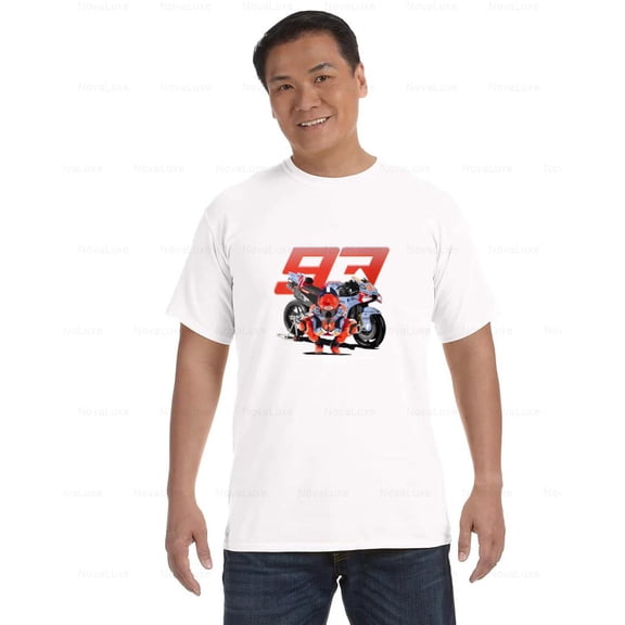Marc Marquez 2024 Ready For Action Grand Prix Road Racing Fan Comfort Color T-Shirt, Unisex, up to size 4XL