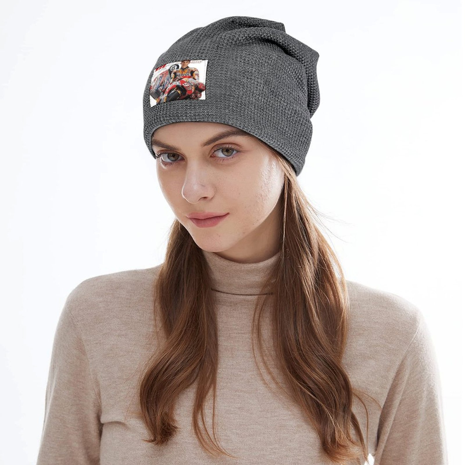 Marc Marquez Plush Warm Hooded Hat For Men and Women All-match