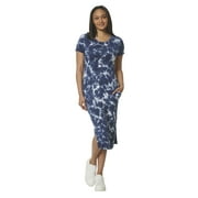 Marc New York Performance Splotchy Tie Dye Midi Dress