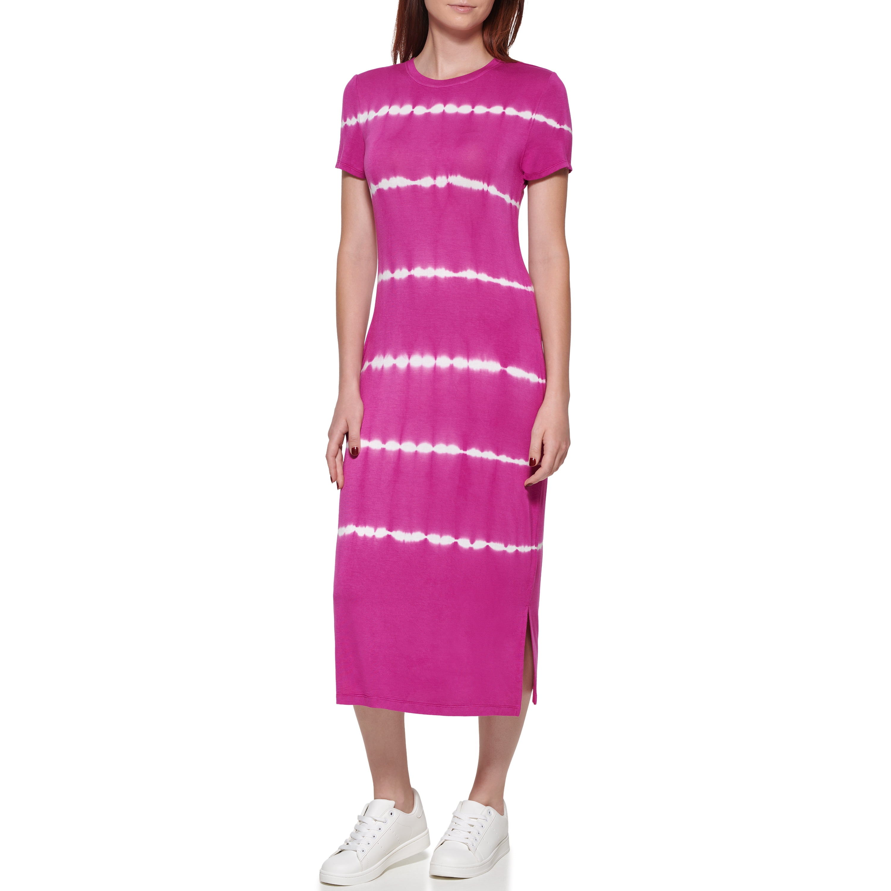 simkhai acacia sleeveless draped midi dress Acacia Draped Jersey Midi Dress – SIMKHAI