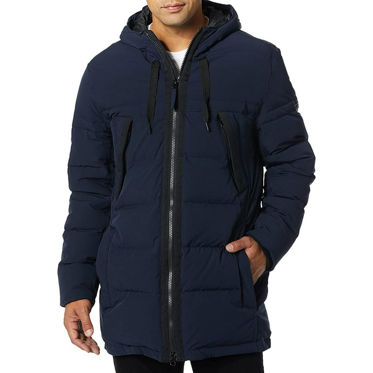 Marc new york men's outlet crinkle down hooded parka