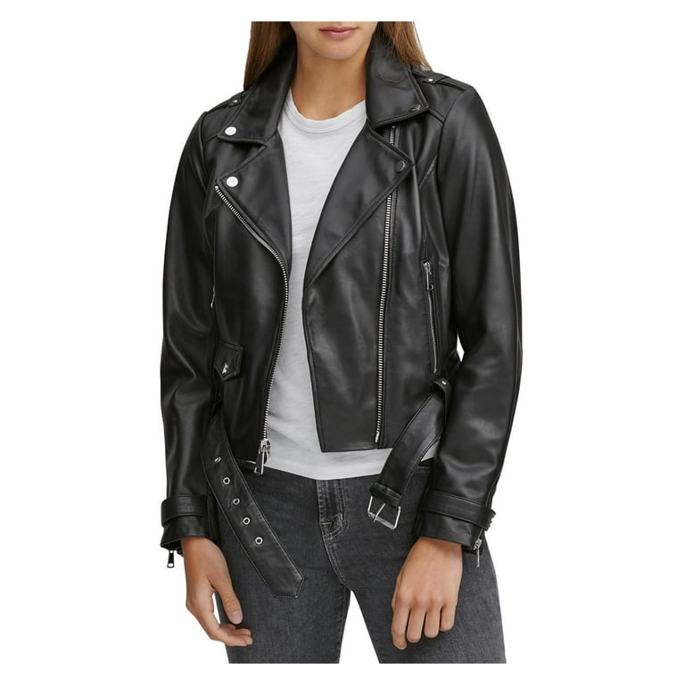 Marc new york top leather moto jacket