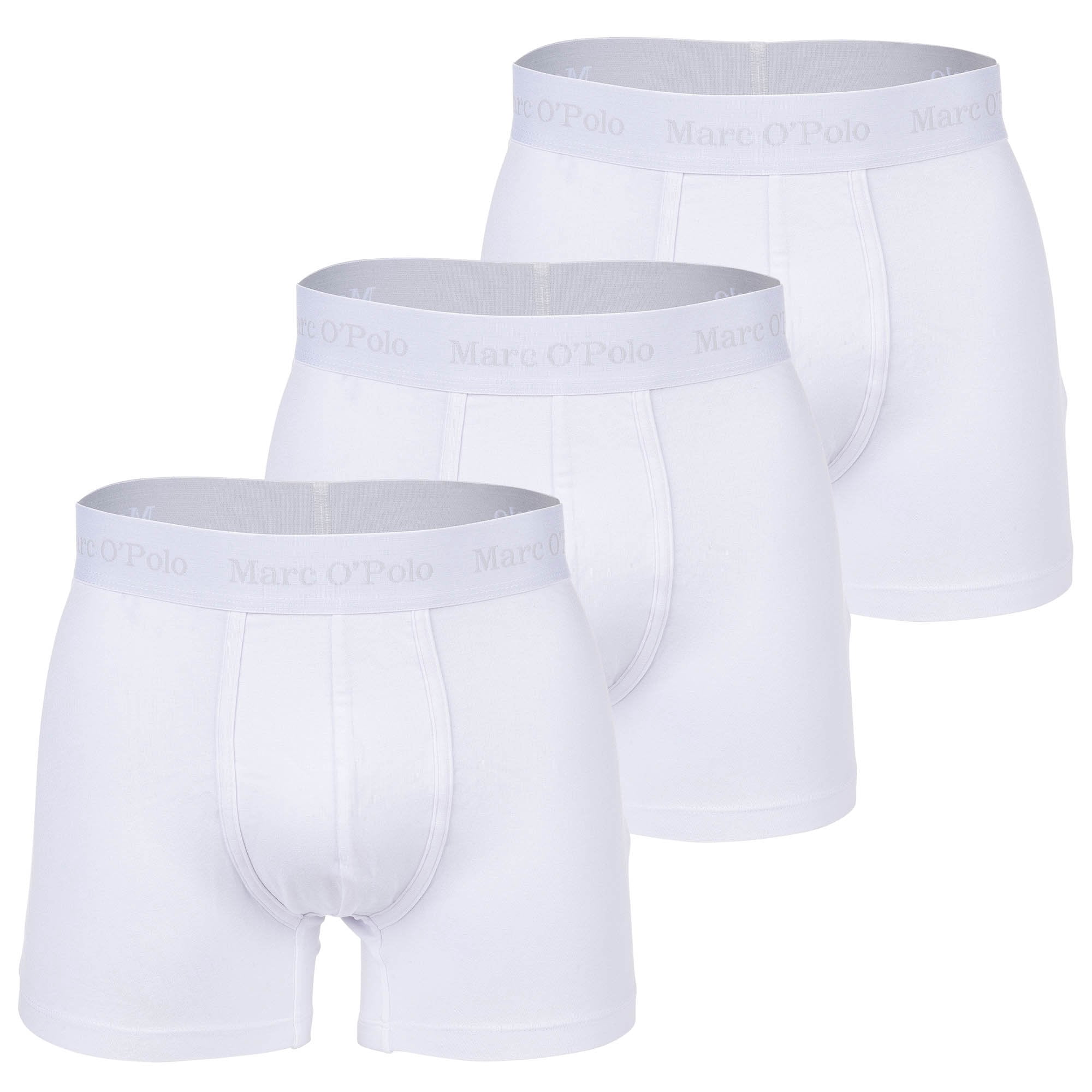 Marc O Polo Men's Boxer Shorts, 3-Pack - Boxer,Organic Cotton Stretch White 2Xl (Xx-Large)