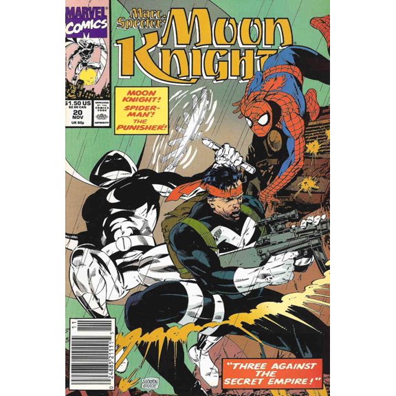 Marc Spector: Moon Knight #20 (Newsstand) VF ; Marvel Comic Book