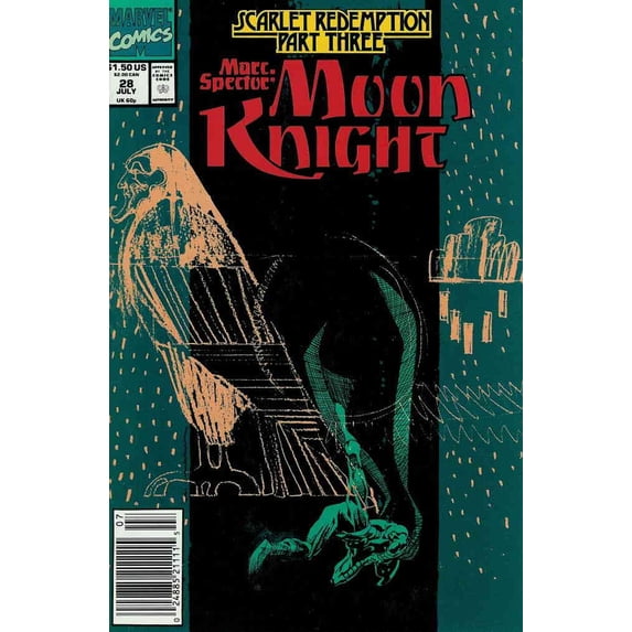Marc Spector: Moon Knight #28 (Newsstand) VF ; Marvel Comic Book
