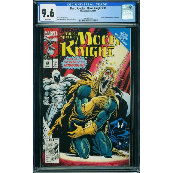 Marc Spector: Moon Knight #33 - CGC 9.6 Comic Book