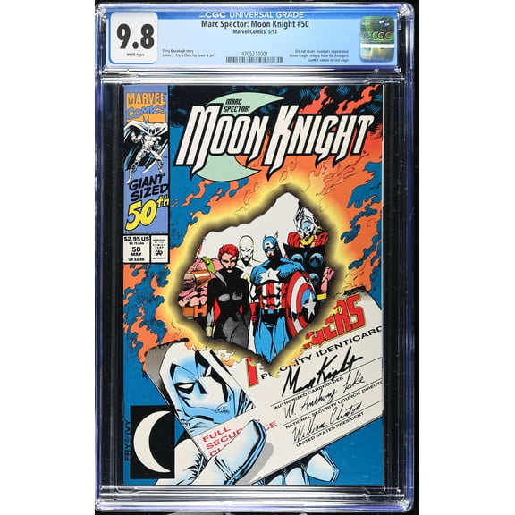 Marc Spector: Moon Knight #50 - CGC 9.8 Comic Book