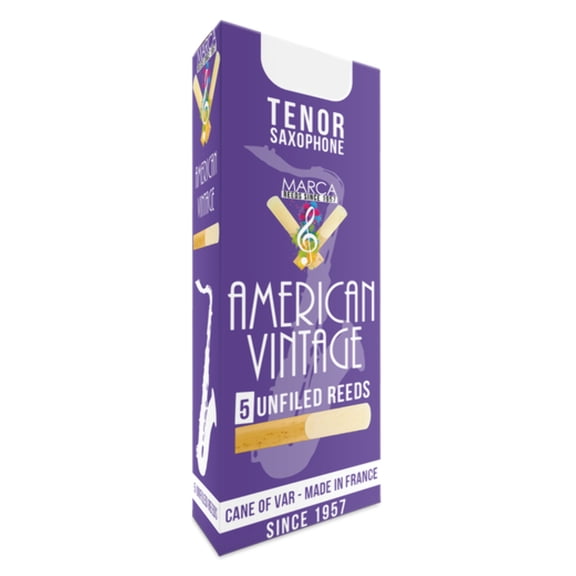 Marca American Vintage Tenor Saxophone Reeds 3, Box Of 5